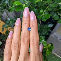 1.23 Ct. Blue Sapphire from Ceylon (Sri Lanka) Life Style