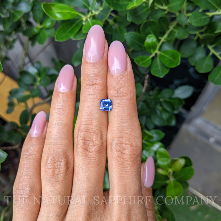 1.23 Ct. Blue Sapphire from Ceylon (Sri Lanka)