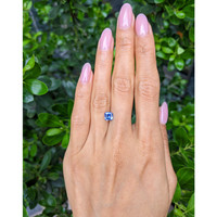 1.23 Ct. Blue Sapphire from Ceylon (Sri Lanka) Life Style
