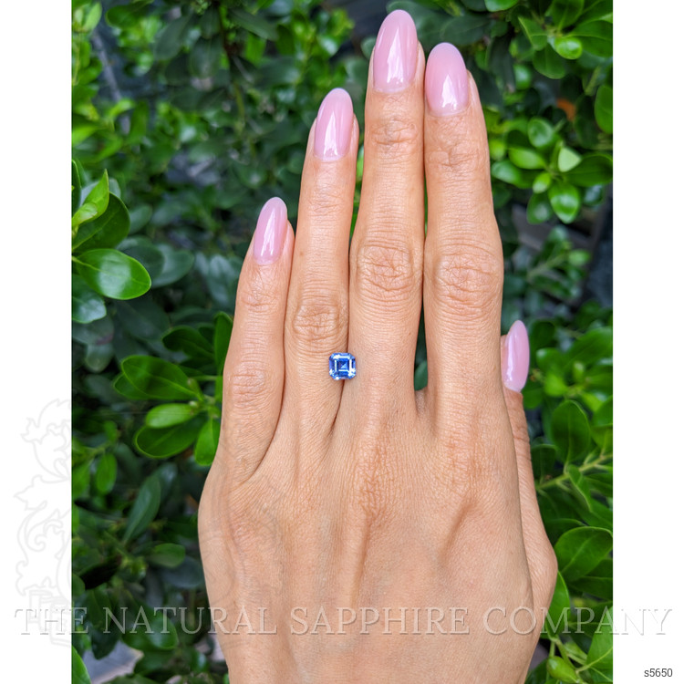 1.23 Ct. Blue Sapphire from Ceylon (Sri Lanka)