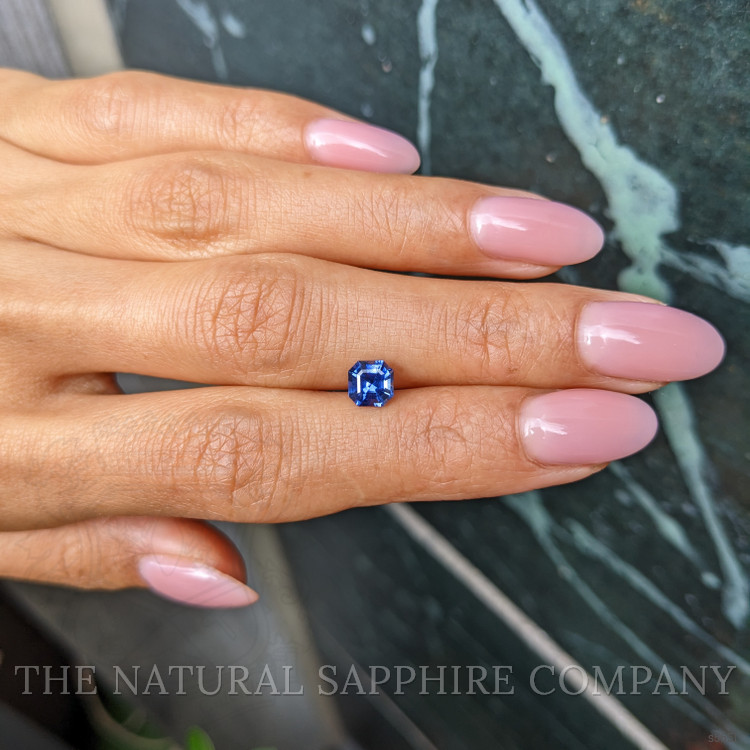 1.05 Ct. Blue Sapphire from Ceylon (Sri Lanka)