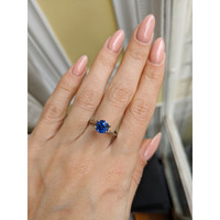 1.80 Ct. Blue Sapphire from Ceylon (Sri Lanka) Life Style