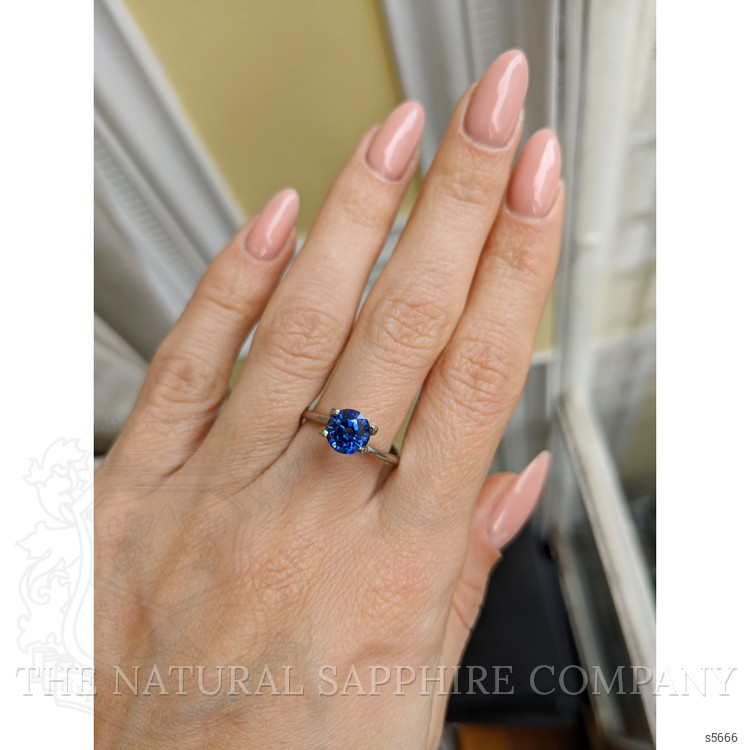 1.80 Ct. Blue Sapphire from Ceylon (Sri Lanka)