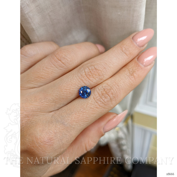 1.80 Ct. Blue Sapphire from Ceylon (Sri Lanka)