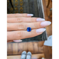 2.55 Ct. Blue Sapphire from Burma (Myanmar) Life Style