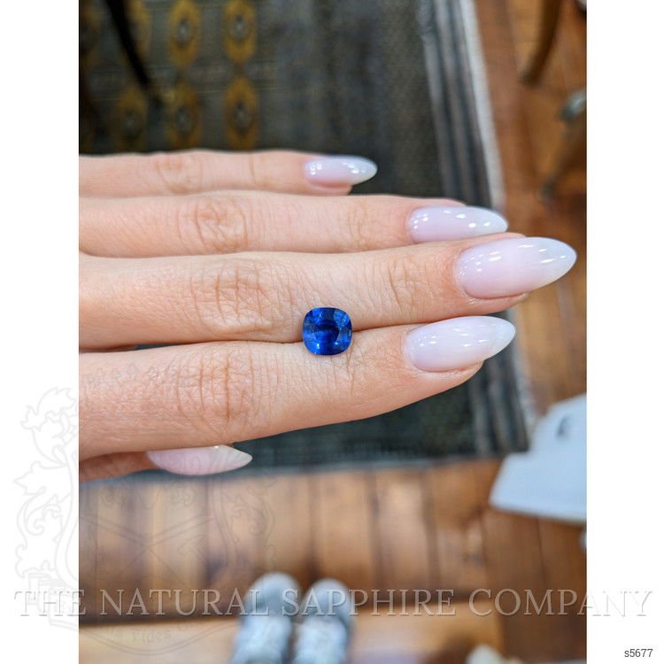 2.55 Ct. Blue Sapphire from Burma (Myanmar)