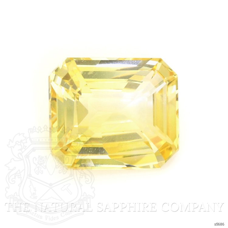 9.83 Ct. Yellow Sapphire from Ceylon (Sri Lanka)
