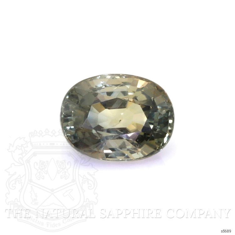 1.84 Ct. Greenish Brown Sapphire from Ceylon (Sri Lanka)