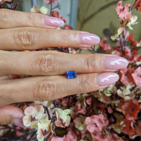 1.03 Ct. Blue Sapphire from Ceylon (Sri Lanka) Life Style