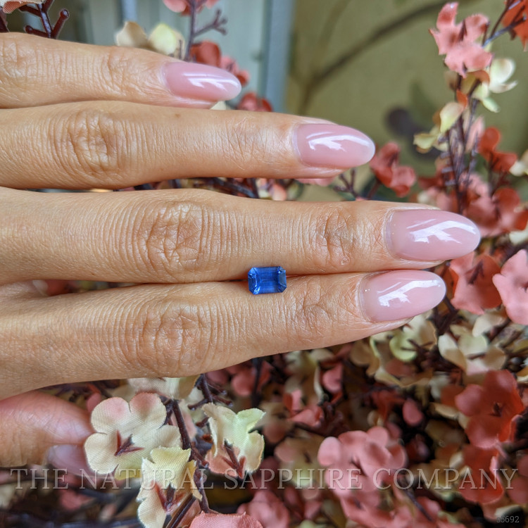 1.03 Ct. Blue Sapphire from Ceylon (Sri Lanka)