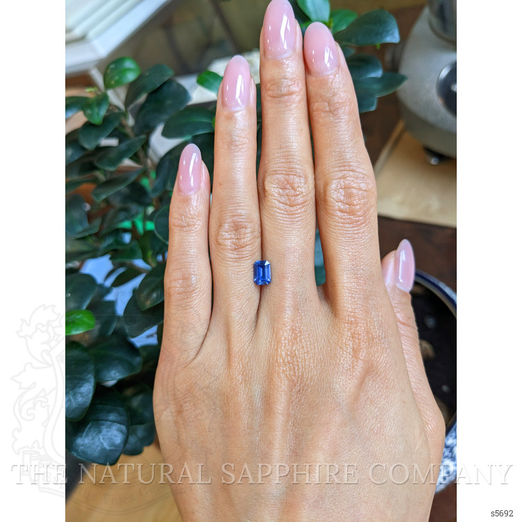 1.03 Ct. Blue Sapphire from Ceylon (Sri Lanka)
