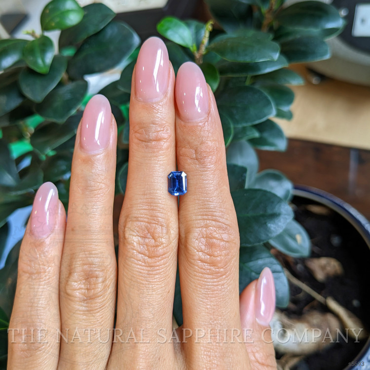 1.30 Ct. Blue Sapphire from Ceylon (Sri Lanka)
