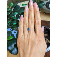 1.30 Ct. Blue Sapphire from Ceylon (Sri Lanka) Life Style