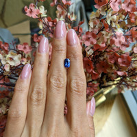 1.54 Ct. Blue Sapphire from Ceylon (Sri Lanka) Life Style