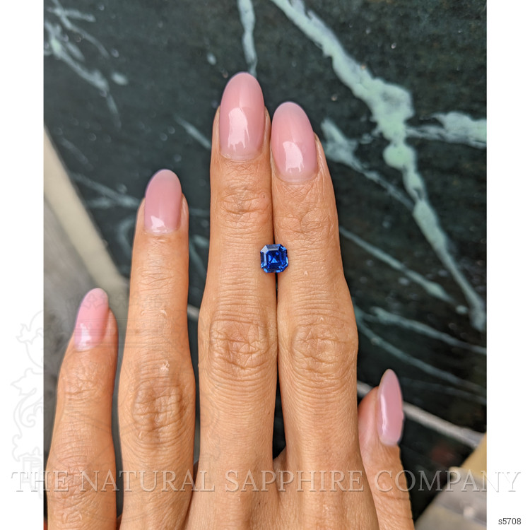 1.18 Ct. Blue Sapphire from Ceylon (Sri Lanka)