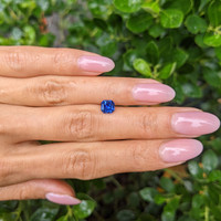 1.18 Ct. Blue Sapphire from Ceylon (Sri Lanka) Life Style