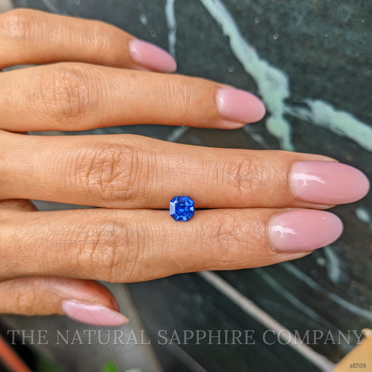 1.10 Ct. Blue Sapphire from Ceylon (Sri Lanka)