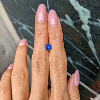 1.10 Ct. Blue Sapphire from Ceylon (Sri Lanka) Life Style