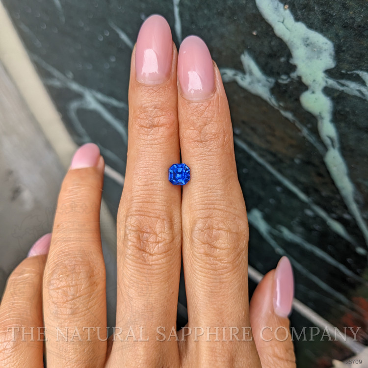 1.10 Ct. Blue Sapphire from Ceylon (Sri Lanka)