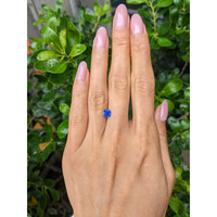 1.10 Ct. Blue Sapphire from Ceylon (Sri Lanka) Life Style