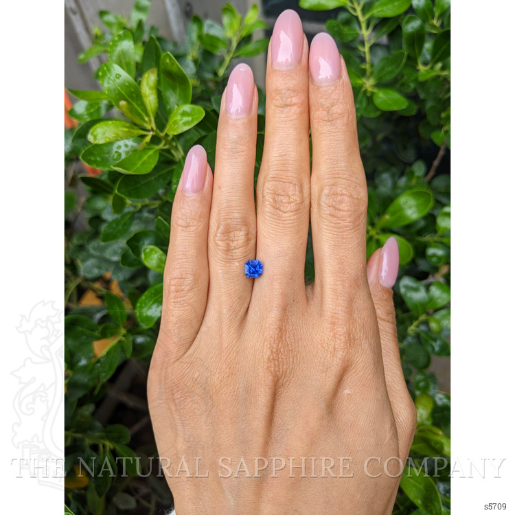 1.10 Ct. Blue Sapphire from Ceylon (Sri Lanka)