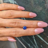 1.21 Ct. Blue Sapphire from Ceylon (Sri Lanka) Life Style