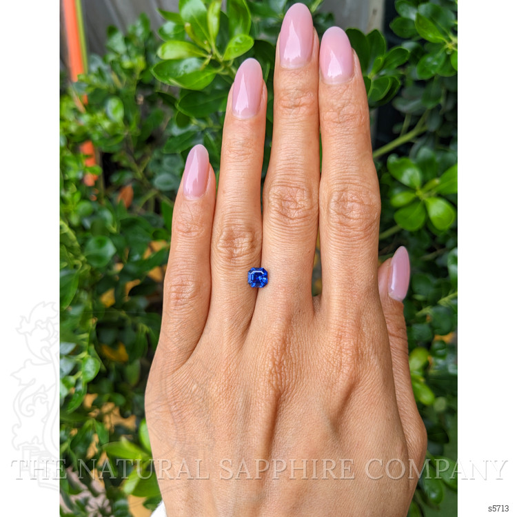 1.21 Ct. Blue Sapphire from Ceylon (Sri Lanka)