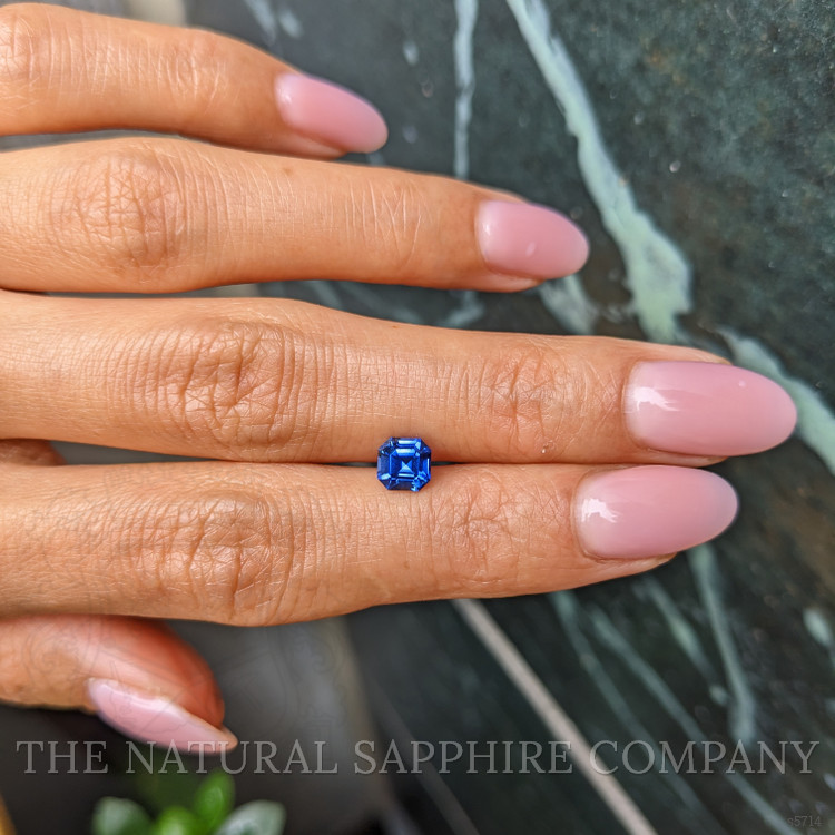 0.99 Ct. Blue Sapphire from Ceylon (Sri Lanka)