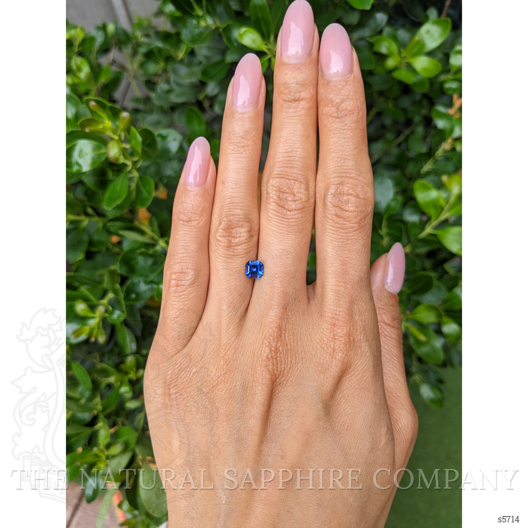0.99 Ct. Blue Sapphire from Ceylon (Sri Lanka)