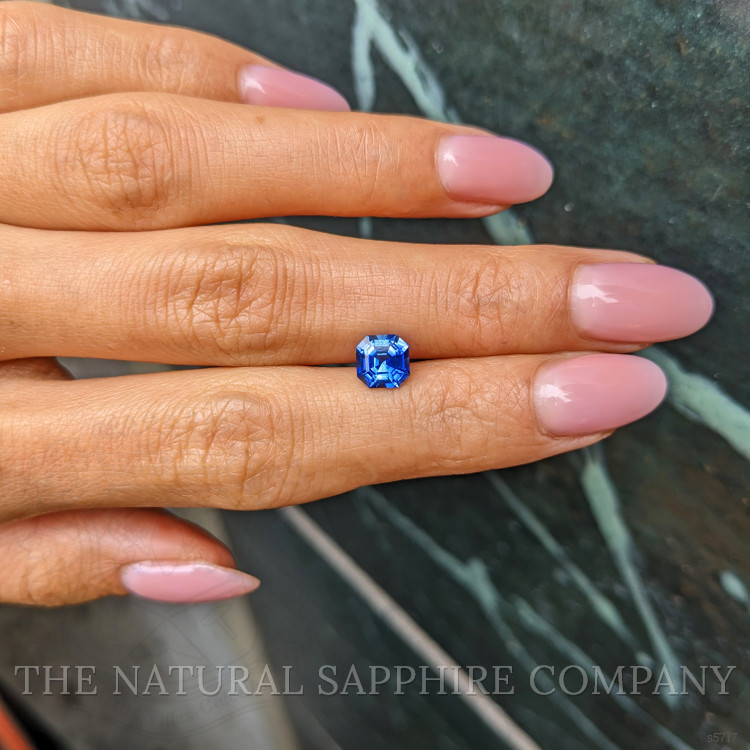 1.36 Ct. Blue Sapphire from Ceylon (Sri Lanka)