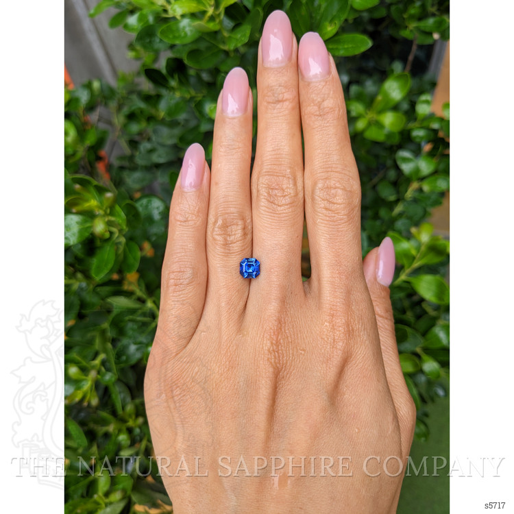 1.36 Ct. Blue Sapphire from Ceylon (Sri Lanka)