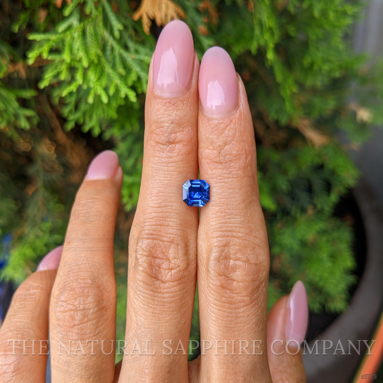 1.37 Ct. Blue Sapphire from Ceylon (Sri Lanka)