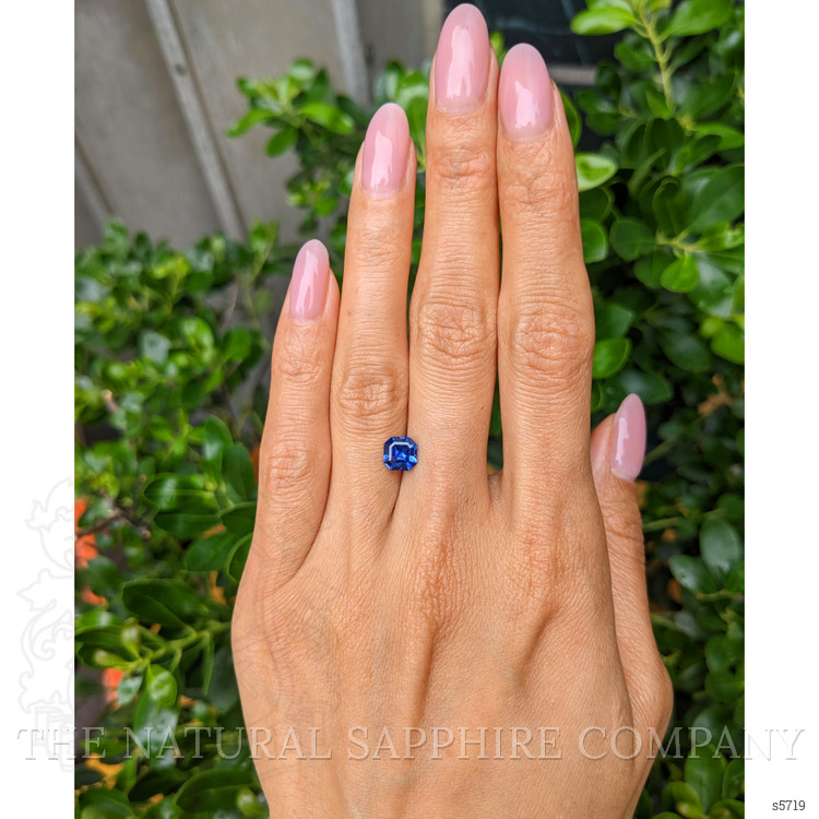 1.37 Ct. Blue Sapphire from Ceylon (Sri Lanka)