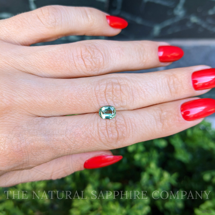 1.10 Ct. Green Sapphire from Ceylon (Sri Lanka)