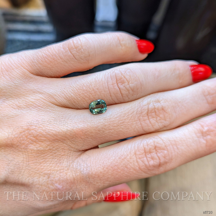 1.10 Ct. Green Sapphire from Ceylon (Sri Lanka)