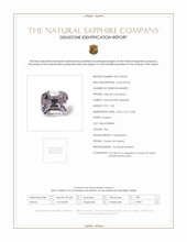 1.08 Ct. Pink Sapphire from Ceylon (Sri Lanka) Scan Report