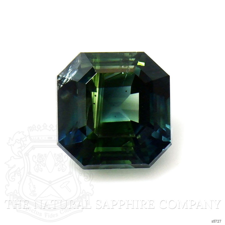 1.66 Ct. Bluish Green Sapphire from Ceylon (Sri Lanka)