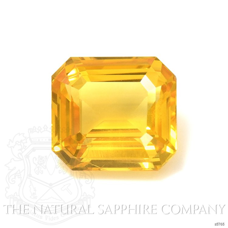 3.03 Ct. Orangish Yellow Sapphire from Ceylon (Sri Lanka)