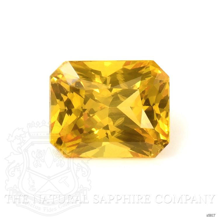1.51 Ct. Orangish Yellow Sapphire from Ceylon (Sri Lanka)