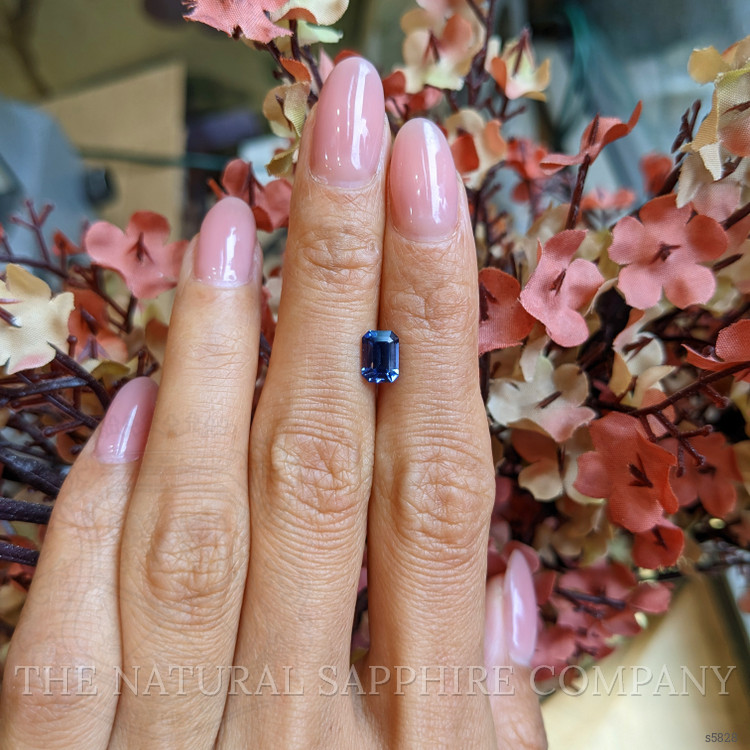 1.34 Ct. Blue Sapphire from Ceylon (Sri Lanka)