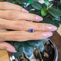 1.34 Ct. Blue Sapphire from Ceylon (Sri Lanka) Life Style
