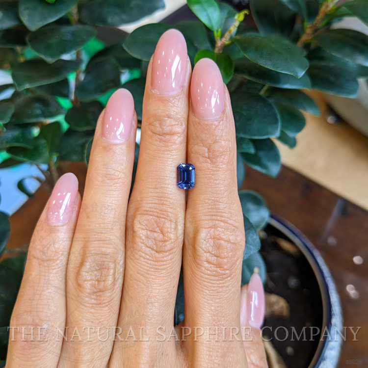 1.34 Ct. Blue Sapphire from Ceylon (Sri Lanka)