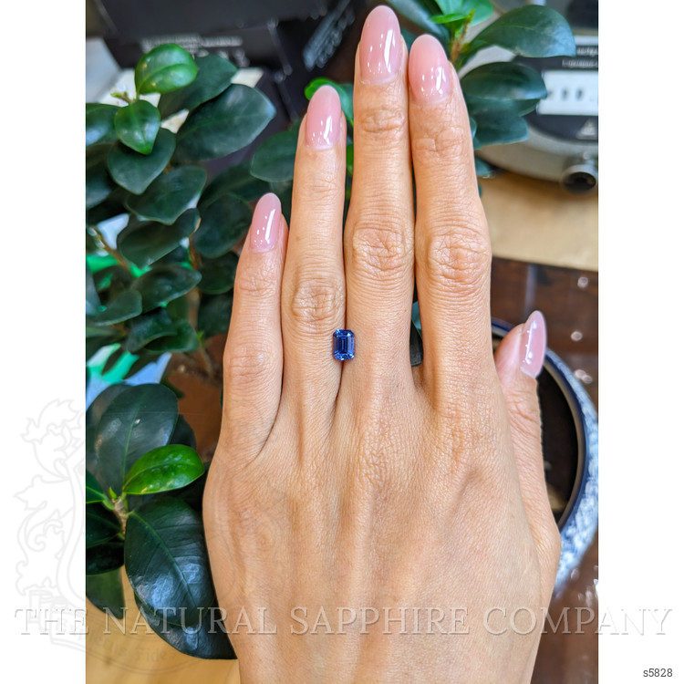 1.34 Ct. Blue Sapphire from Ceylon (Sri Lanka)