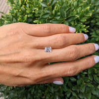 1.53 Ct. White Sapphire from Ceylon (Sri Lanka) Life Style