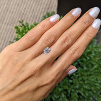 1.53 Ct. White Sapphire from Ceylon (Sri Lanka) Life Style