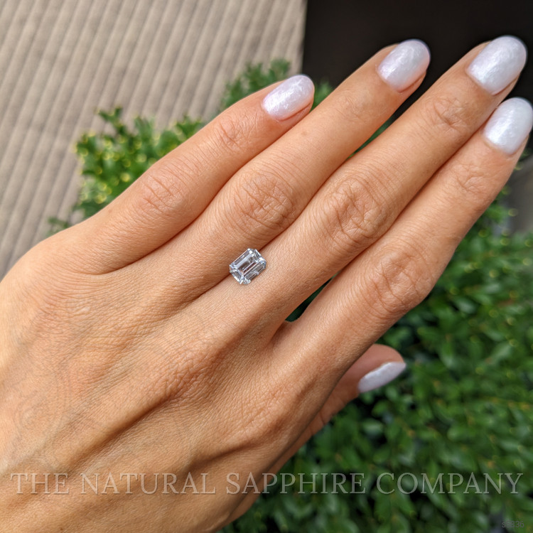 1.53 Ct. White Sapphire from Ceylon (Sri Lanka)