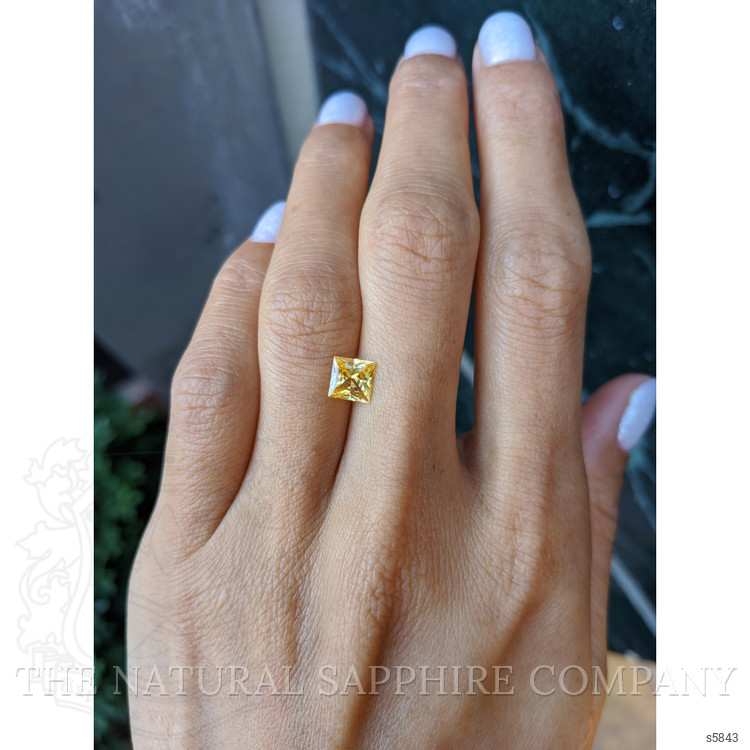 1.22 Ct. Yellow Sapphire from Ceylon (Sri Lanka)