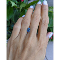 1.32 Ct. Blue Sapphire from Ceylon (Sri Lanka) Life Style