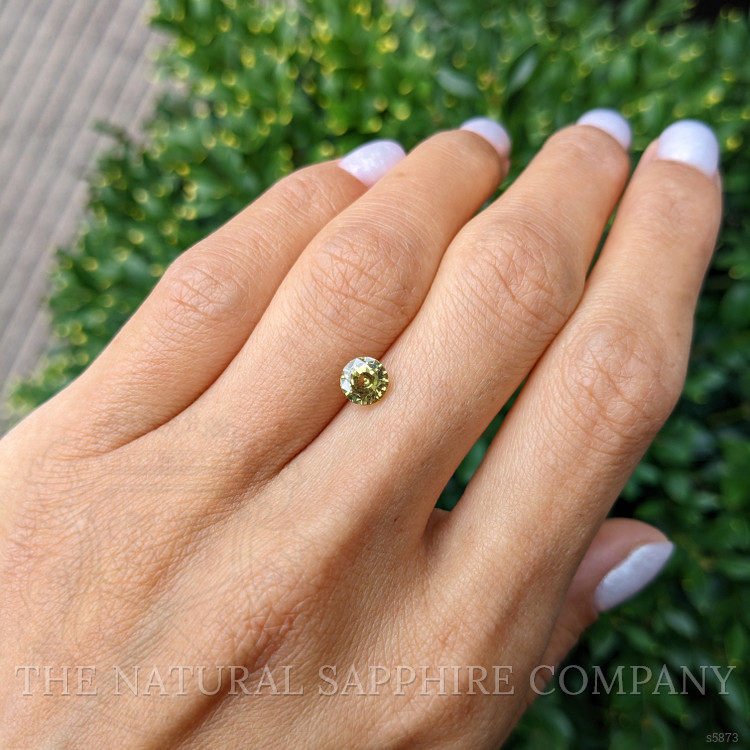 1.12 Ct. Greenish Yellow Sapphire from Madagascar