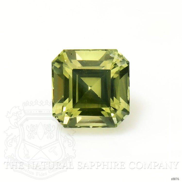 0.72 Ct. Yellowish Green Sapphire from Madagascar